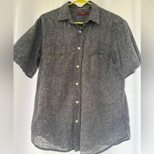 7 For All Mankind S/S Linen Button-down - Size S